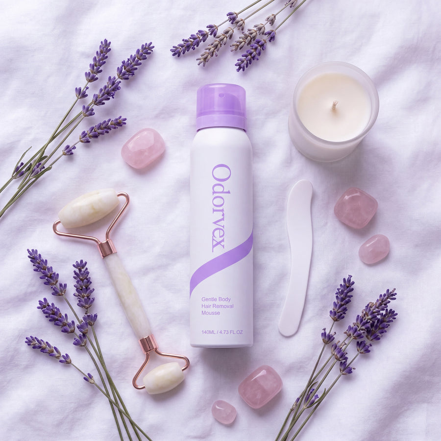 Odorvex product on marble counter
